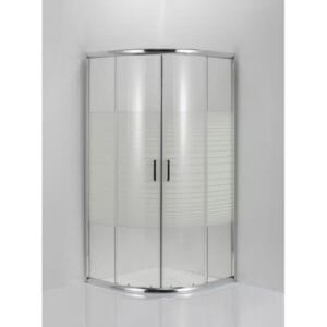 Oвална душ кабина с корито 8120ER SET/ 90x90x195 см - Cascada